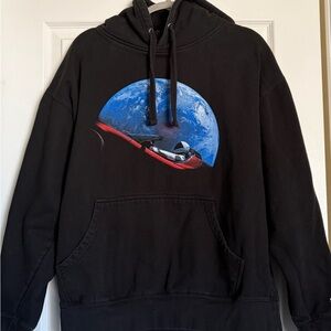 SpaceX Gray Men's Hoodie